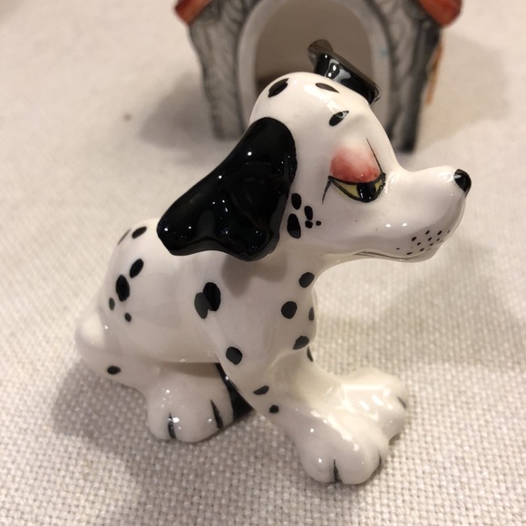 Dreamy Dalmatian Dog & Dog House S&P Shakers Antique/ Vintage- RARE - Picture 4 of 16